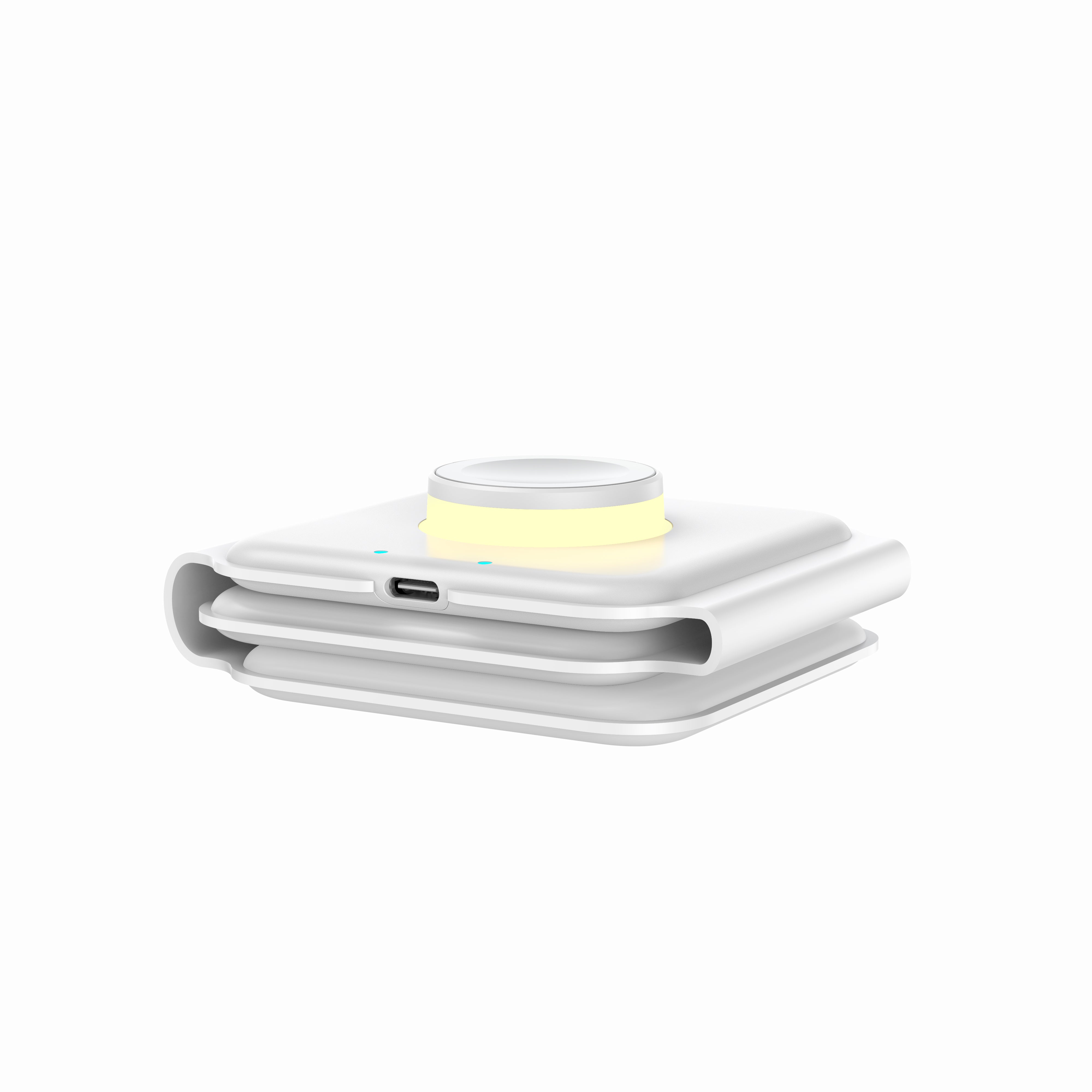 Wiwu Power Air M6 3 in 1 Mıknatıslı Kablosuz Telefon-Saat-Kulaklık Şarj Standı - 5 Wiwu Power Air M6 3 in 1 Mıknatıslı Kablosuz Telefon-Saat-Kulaklık Şarj Standı - 5